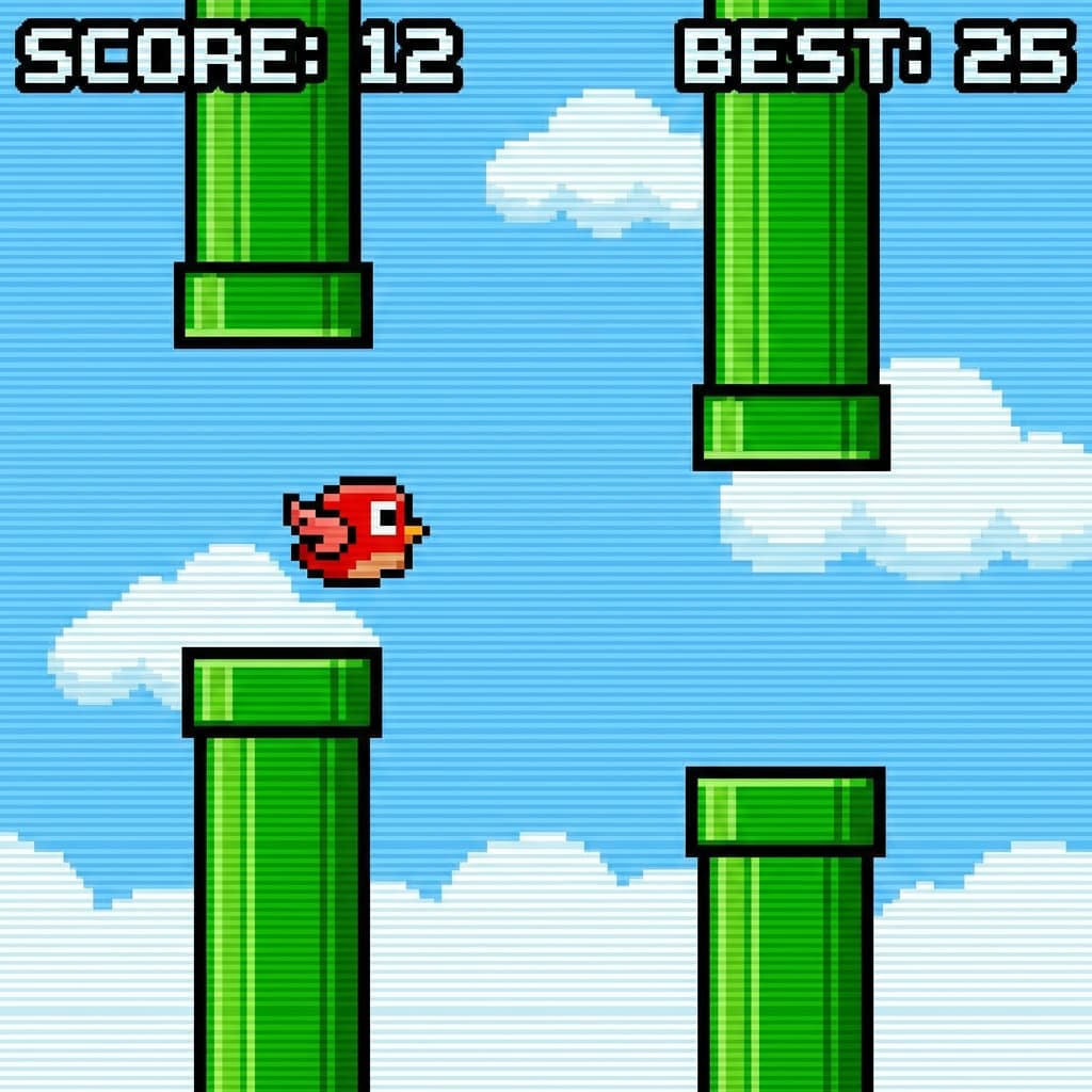 Play Clumsy Bird online for free on PlayDash - Action Game