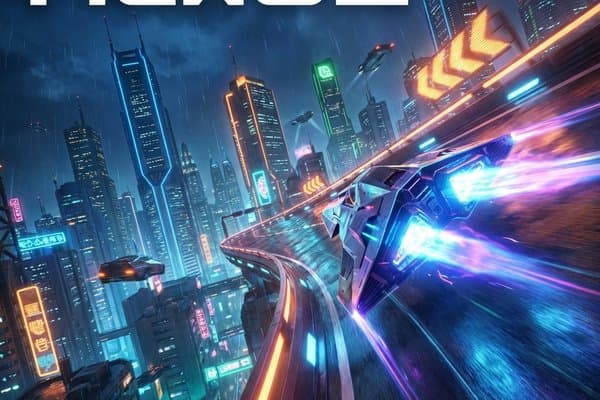 Play HexGL online for free on PlayDash - Racing Game